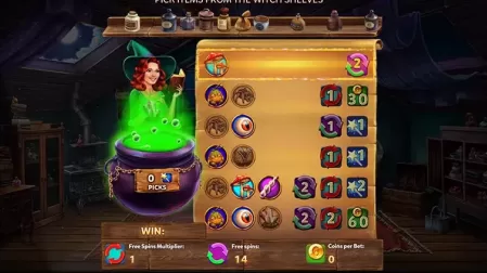 Myrtle the Witch slot screenshot 3