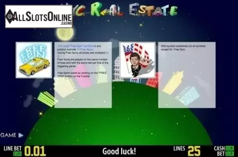 Paytable 2. NYC Real Estate HD from World Match