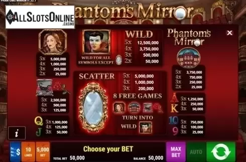 Screen2. Phantom's Mirror from Bally Wulff
