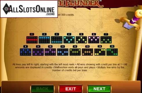 Screen2. Pirate Plunder from Amaya