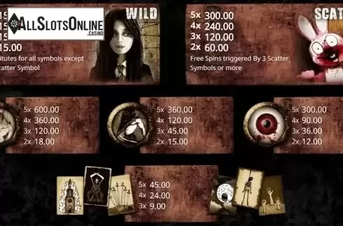 Screen2. Reel Fear from Booming Games
