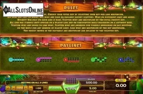 Rules. Santa's Farm from GameArt