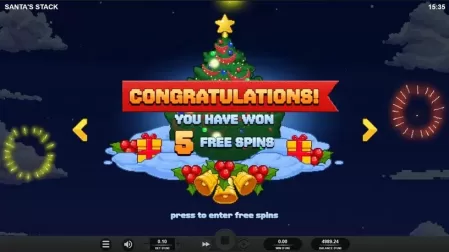 Santa's Stack slot screenshot 3
