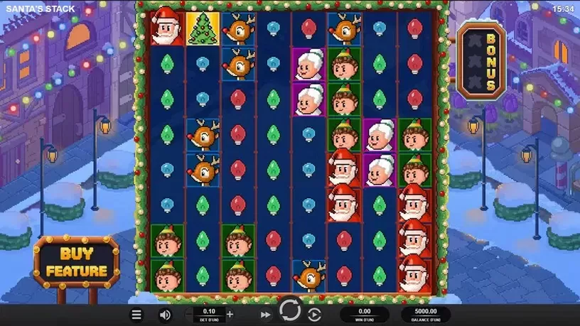 Santa's Stack slot screenshot 1