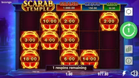 Scarab Temple slot screenshot 2