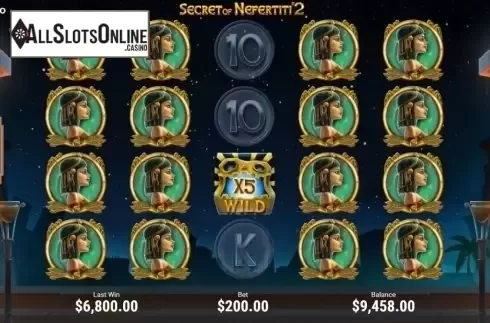 Screen2. Secret Of Nefertiti 2 from Booongo