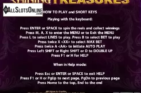 Screen 4. Shining Treasures from Casino Technology