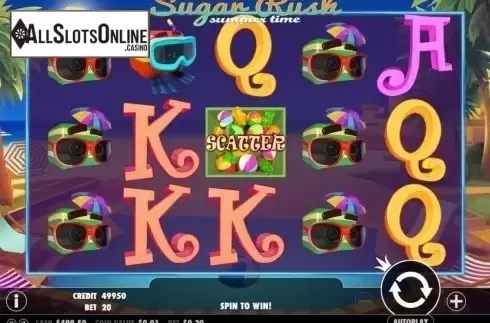 Screen4. Sugar Rush Summer Time from Pragmatic Play