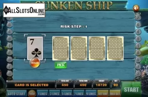 Guess the Card Risk Game