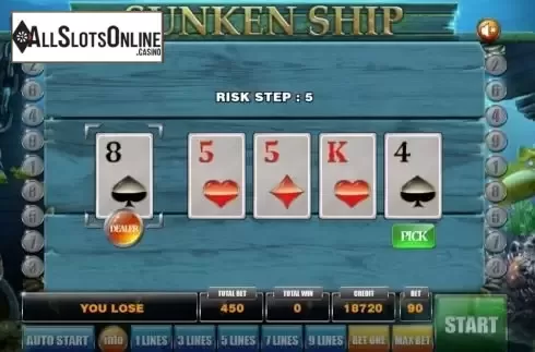 Guess the Card Risk Game