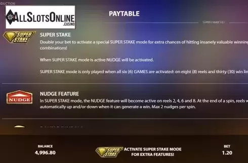 Feature Screen