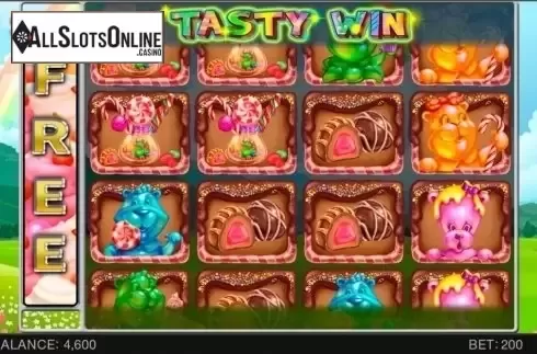 Free spins win. Tasty Win from Spinomenal