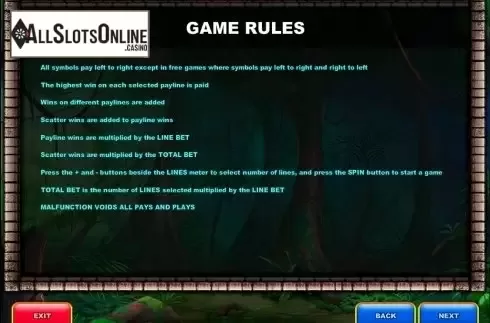 Screen3. The Jungle II from Magic Dreams