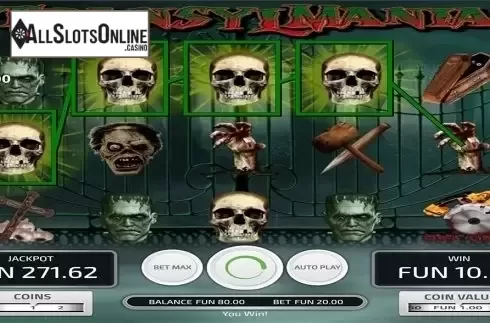 Win screen. Transylmania from Concept Gaming