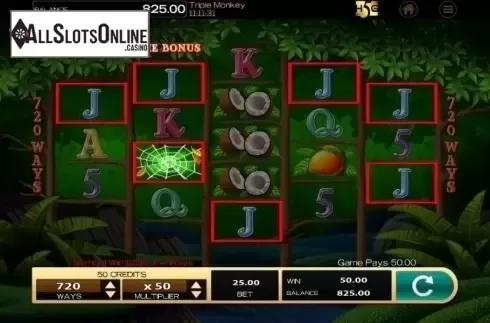 Start screen 2. Triple Monkey (Dragoon Soft) from Dragoon Soft