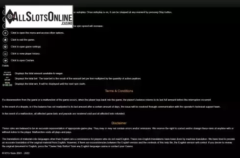 Game Rules screen 3