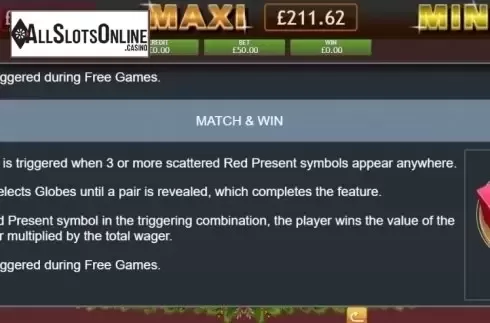 Match & Win. Very Merry Christmas Jackpot from Eyecon