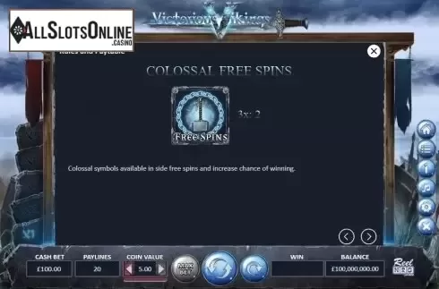 Free Spins. Victorious Vikings from ReelNRG