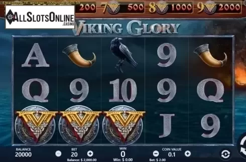 Reel Screen. Viking Glory from Pariplay