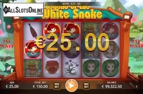 Game workflow 3. White Snake Legend from KA Gaming