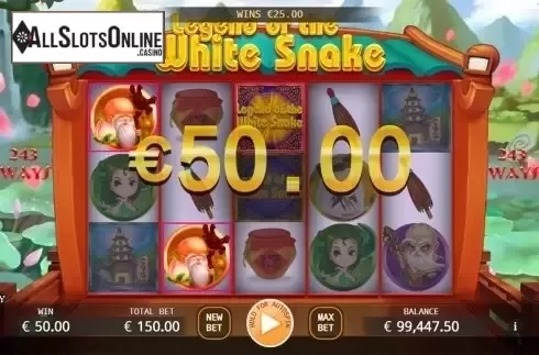 Game workflow 2. White Snake Legend from KA Gaming