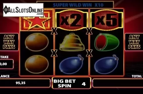 Multiplier screen 2. Wild Times from Barcrest