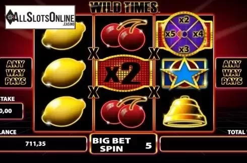 Bonus Wheel screen 2. Wild Times from Barcrest
