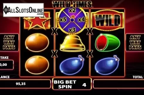 Bonus Wheel screen 3. Wild Times from Barcrest