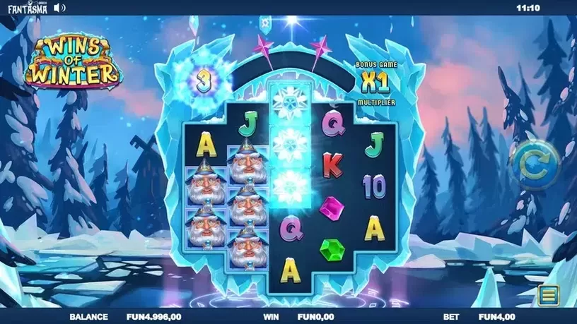 Wins of Winter slot screenshot 2