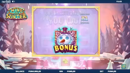 Wins of Winter slot screenshot 6