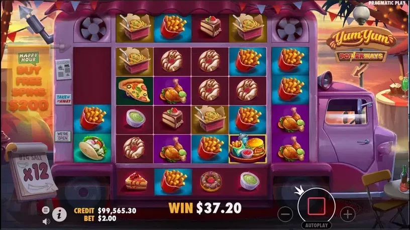 Yum Yum Powerways slot screenshot 6