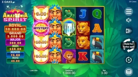 Amazonia Spirit slot screenshot 1