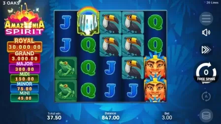 Amazonia Spirit slot screenshot 6