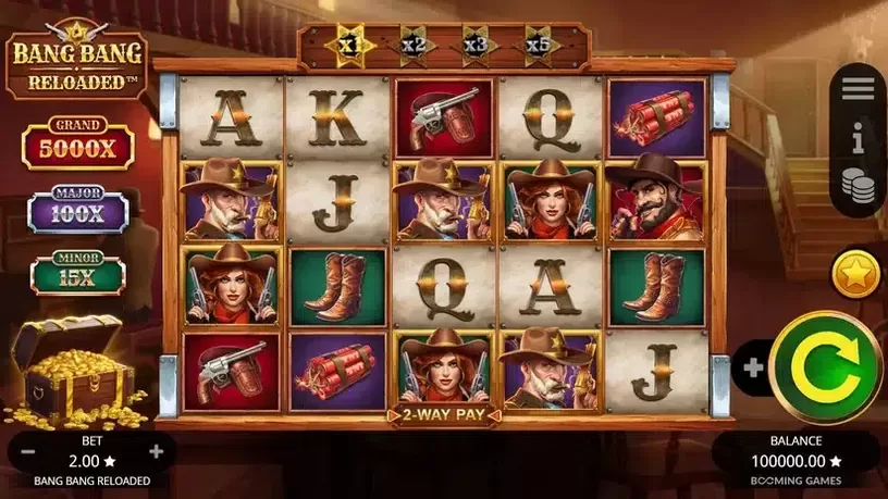 Bang Bang Reloaded slot screenshot 1