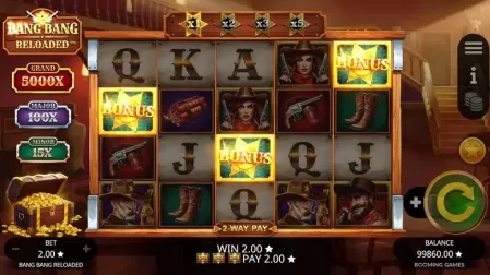 Bang Bang Reloaded slot screenshot 2