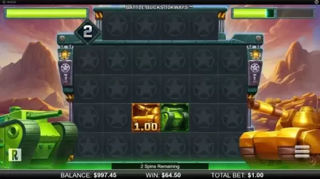 Battle Bucks 10k Ways slot screenshot 5