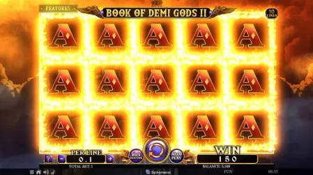 Book Of Demi Gods II slot screenshot 2