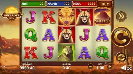 Buffalo's Sun slot screenshot 1