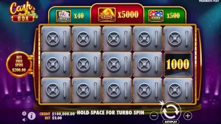 Cash Box slot screenshot 1