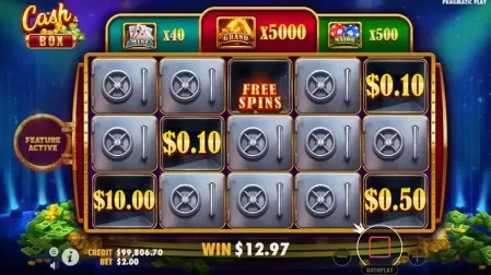 Cash Box slot screenshot 5