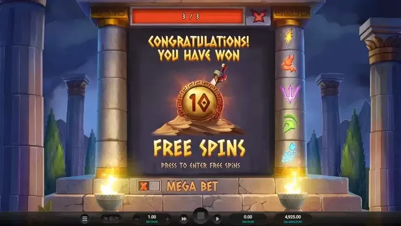 Divine Anarchy slot screenshot 2