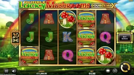 Double Lucky Mushrooms DoubleMax slot screenshot 1