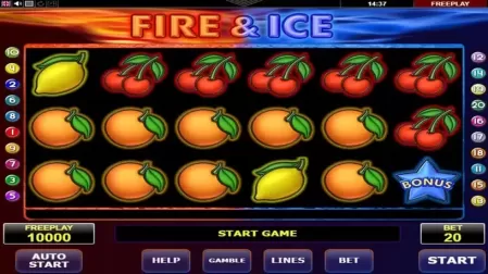 Fire & Ice slot screenshot 1