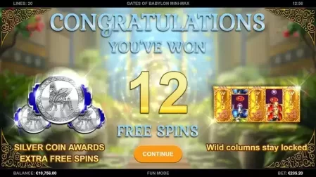 Gates of Babylon Mini-Max slot screenshot 3