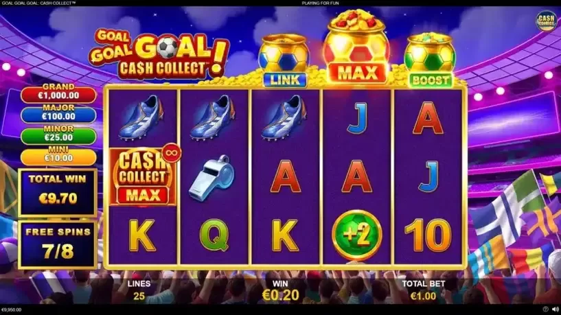 Goal Goal Goal Cash Collect slot screenshot 