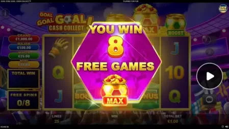Goal Goal Goal Cash Collect slot screenshot 3