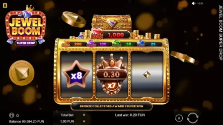 Jewel Boom Super Drop slot screenshot 4