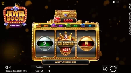 Jewel Boom Super Drop slot screenshot 1