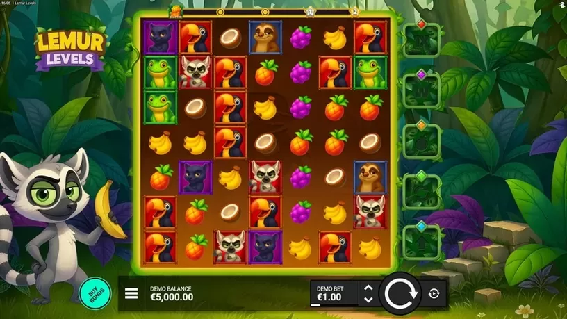 Lemur Levels slot screenshot 1