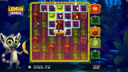 Lemur Levels slot screenshot 4